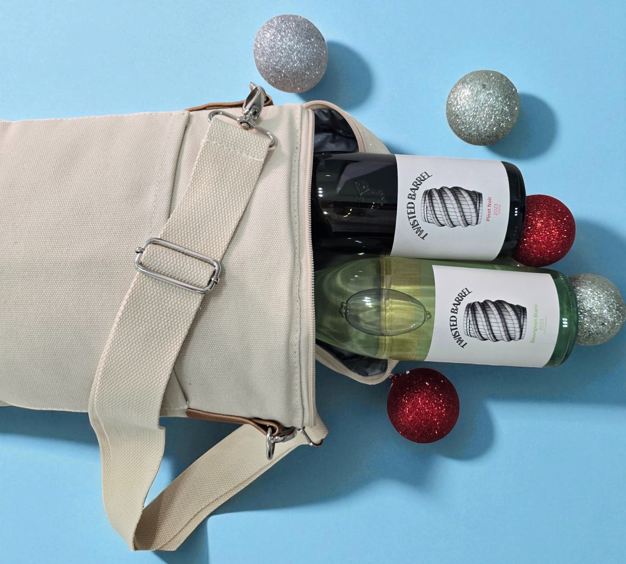 The Christmas Cheers Duo Wine Bag