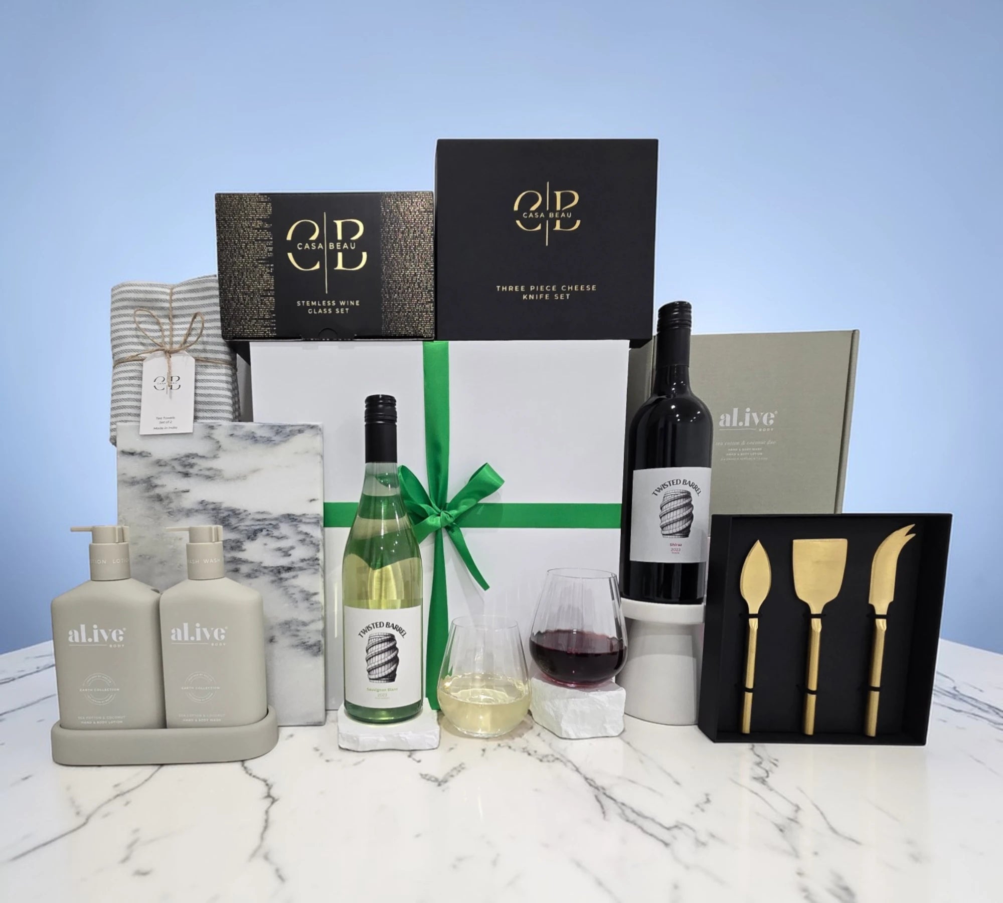 The Luxe Wine & Wellness Gift Box