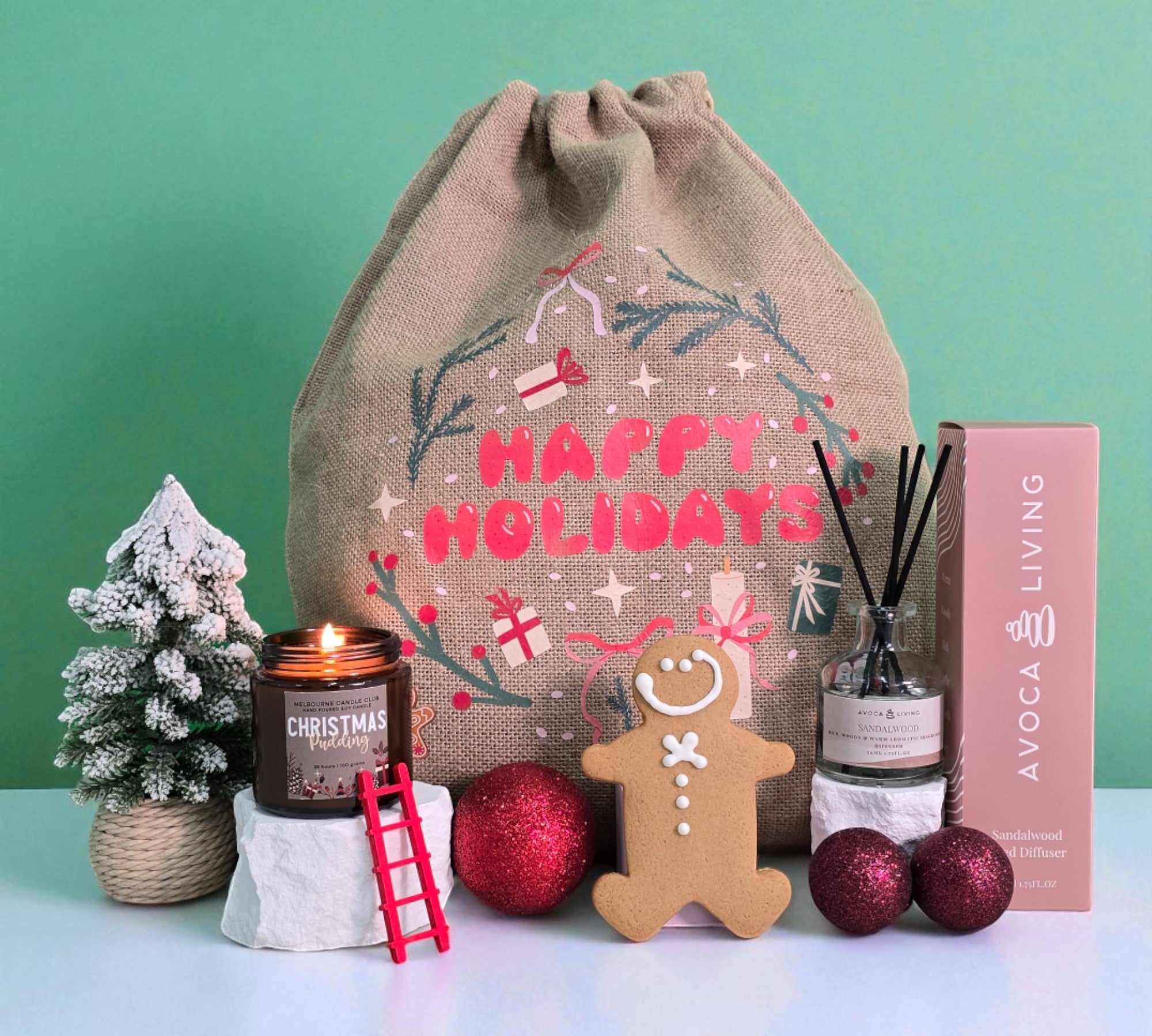 Glistening Gingerbread Sack