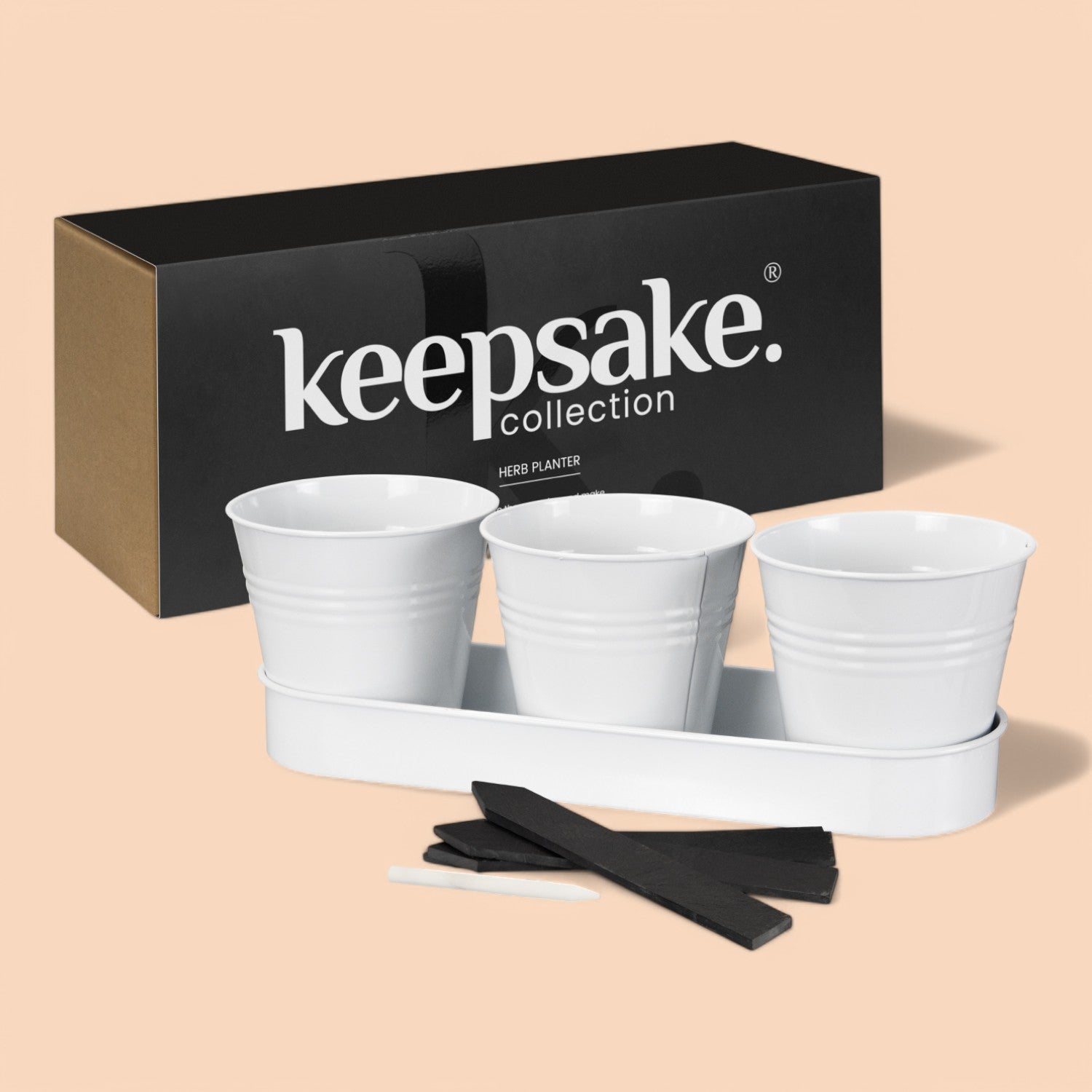 Branded Herb Planter Set