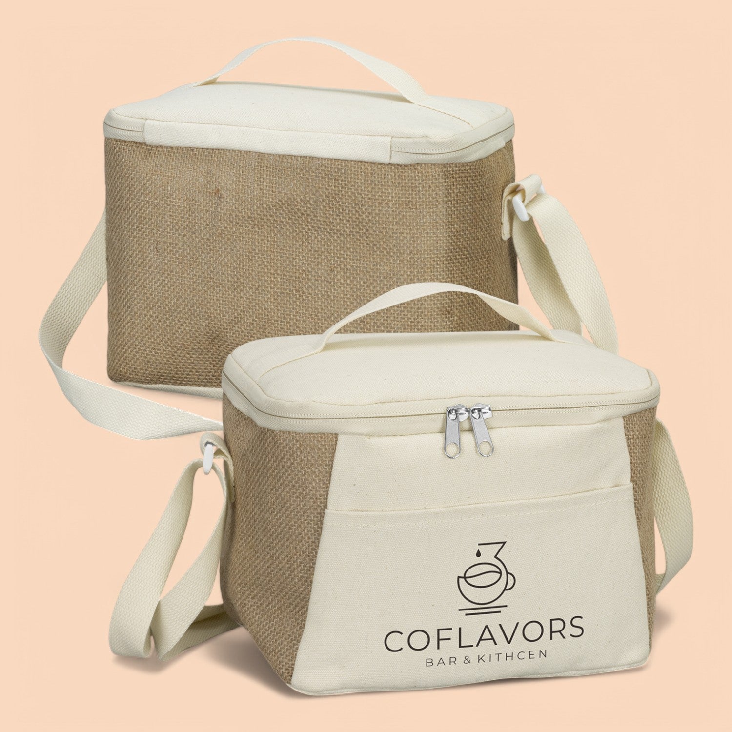 Branded Jute Cooler Bag