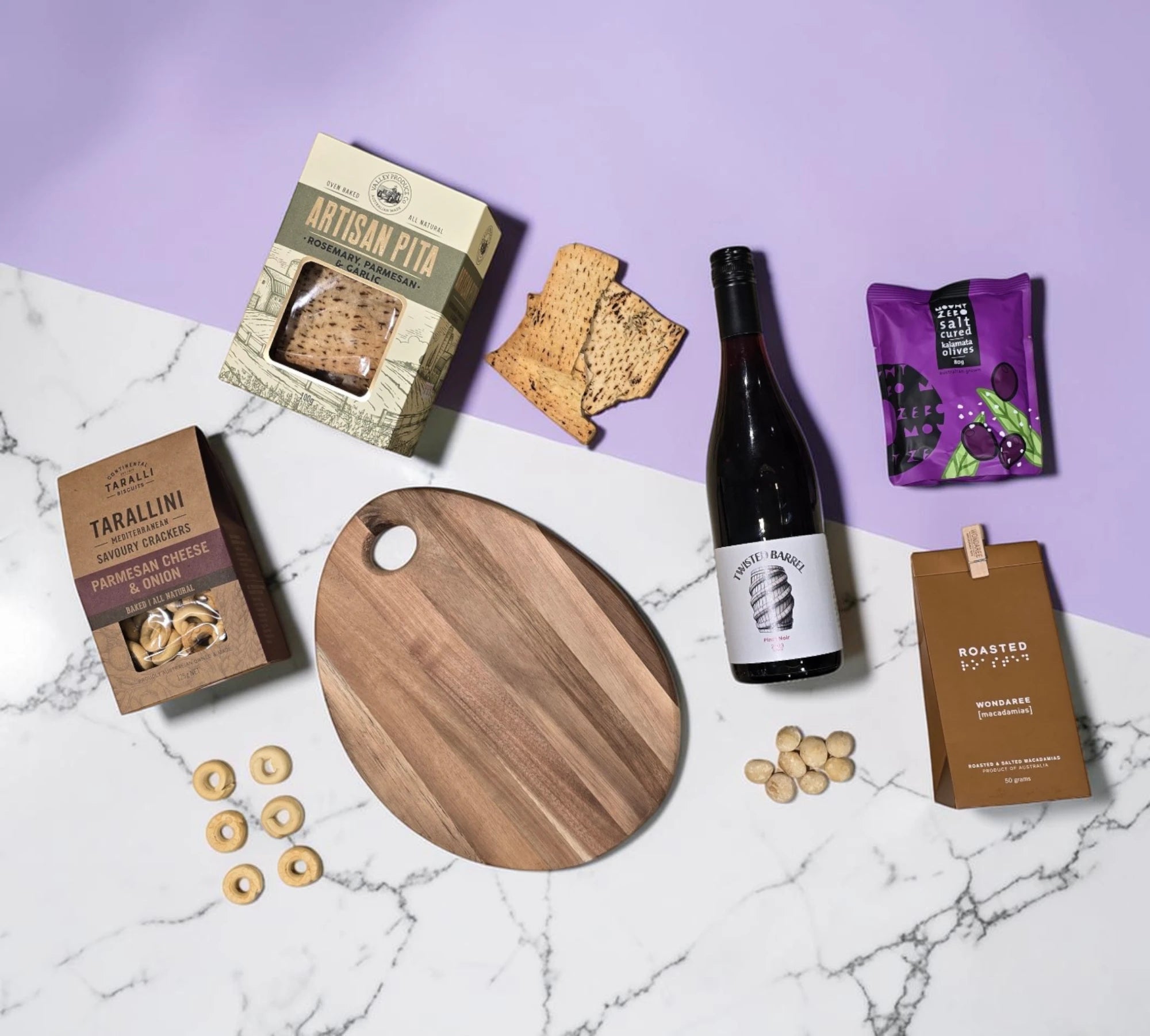 Pebble & Pour Cheeseboard Hamper
