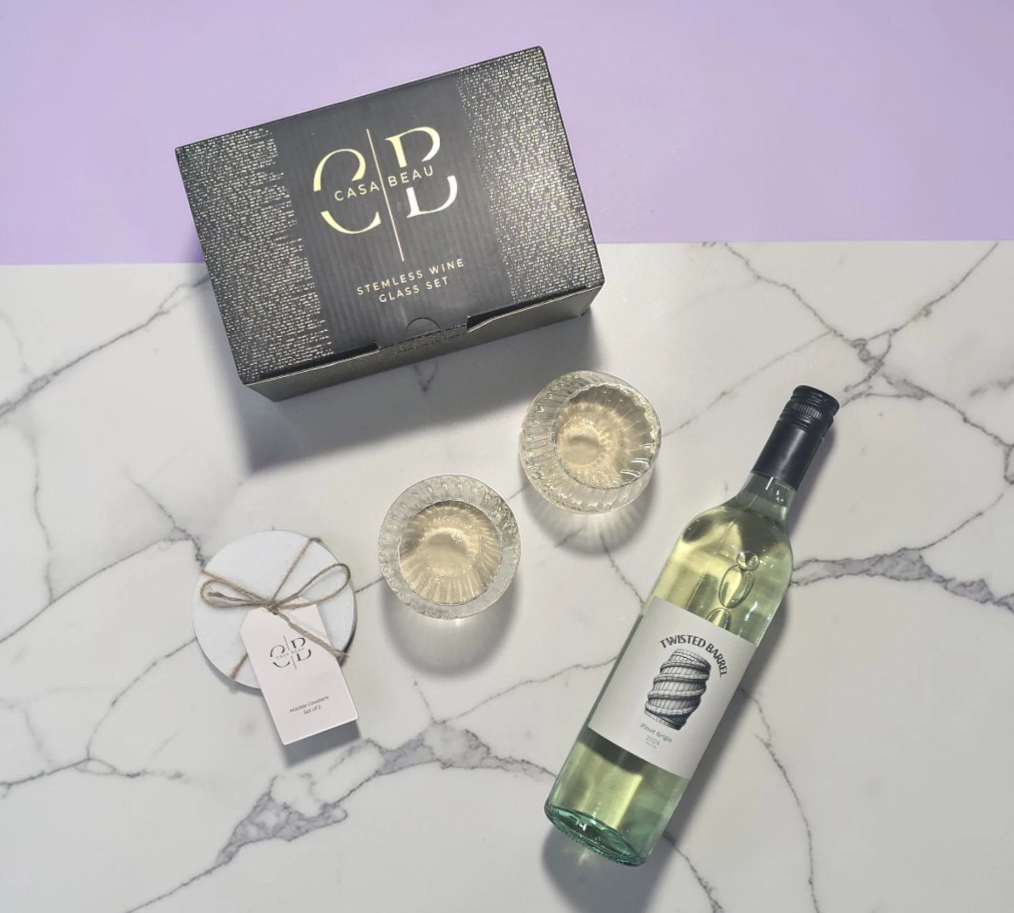 The Refined Pinot Grigio Wine Gift Box