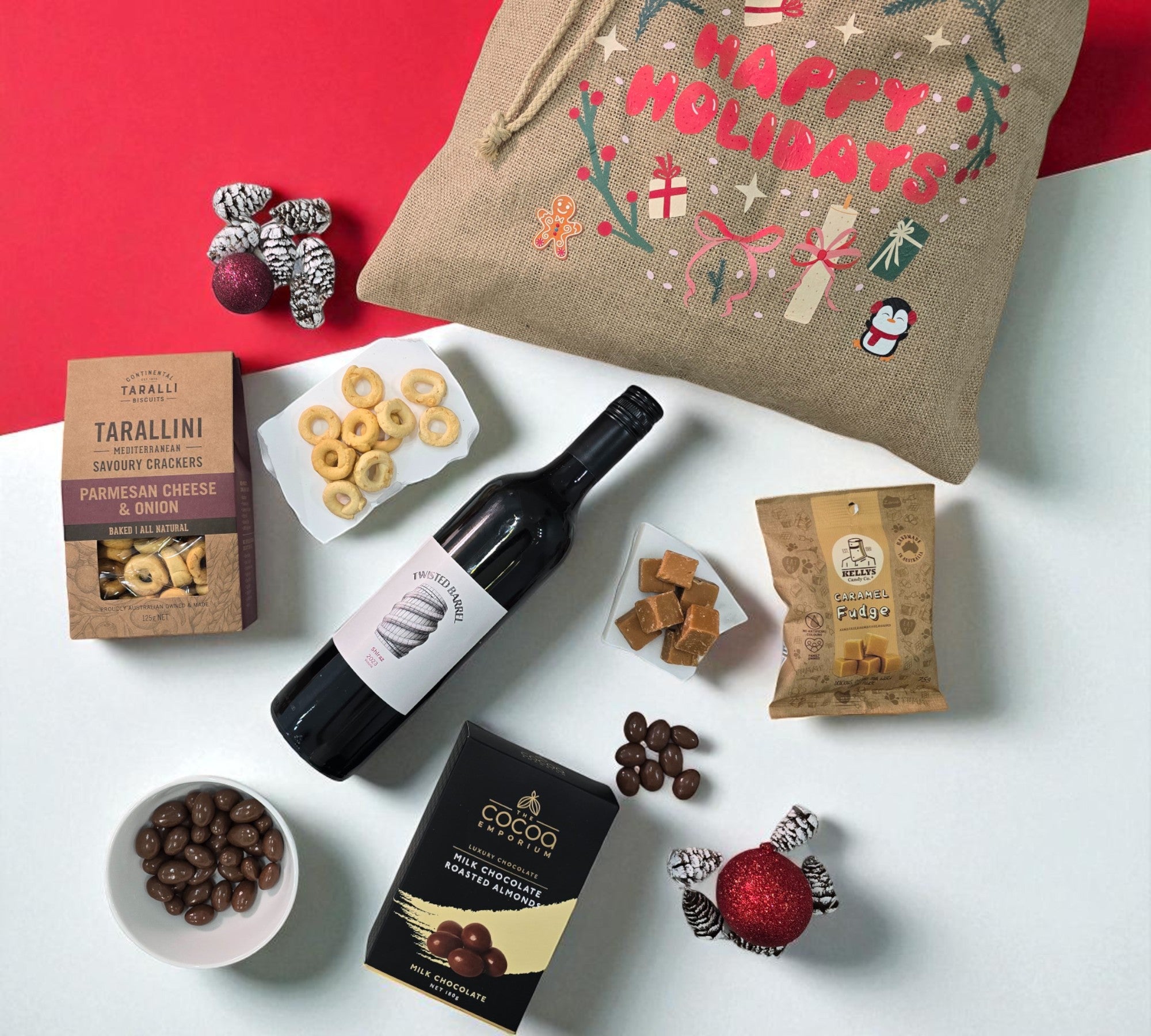 Santa's Shiraz Surprise Sack