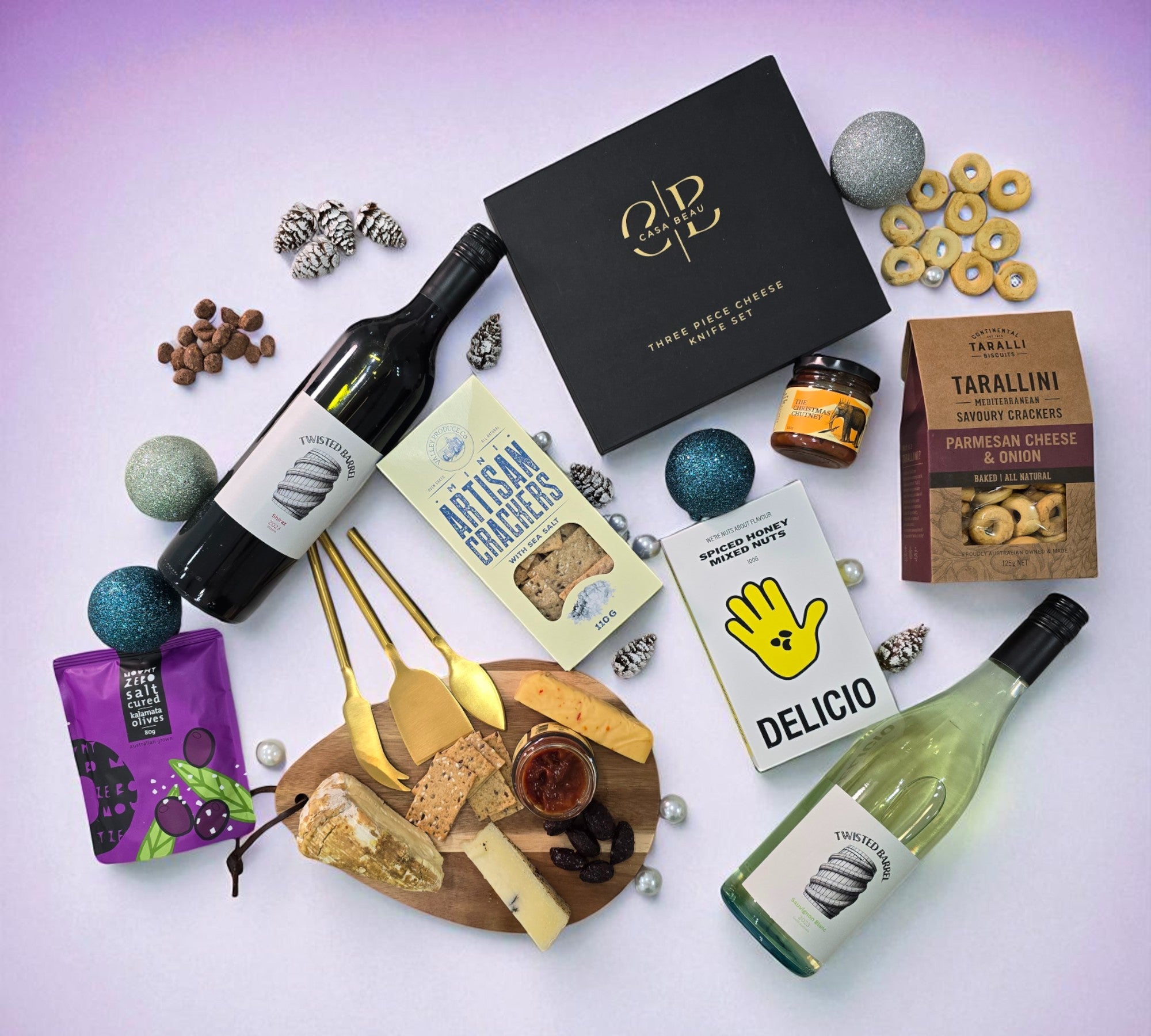 The Cheery Cheese & Wine Hamper