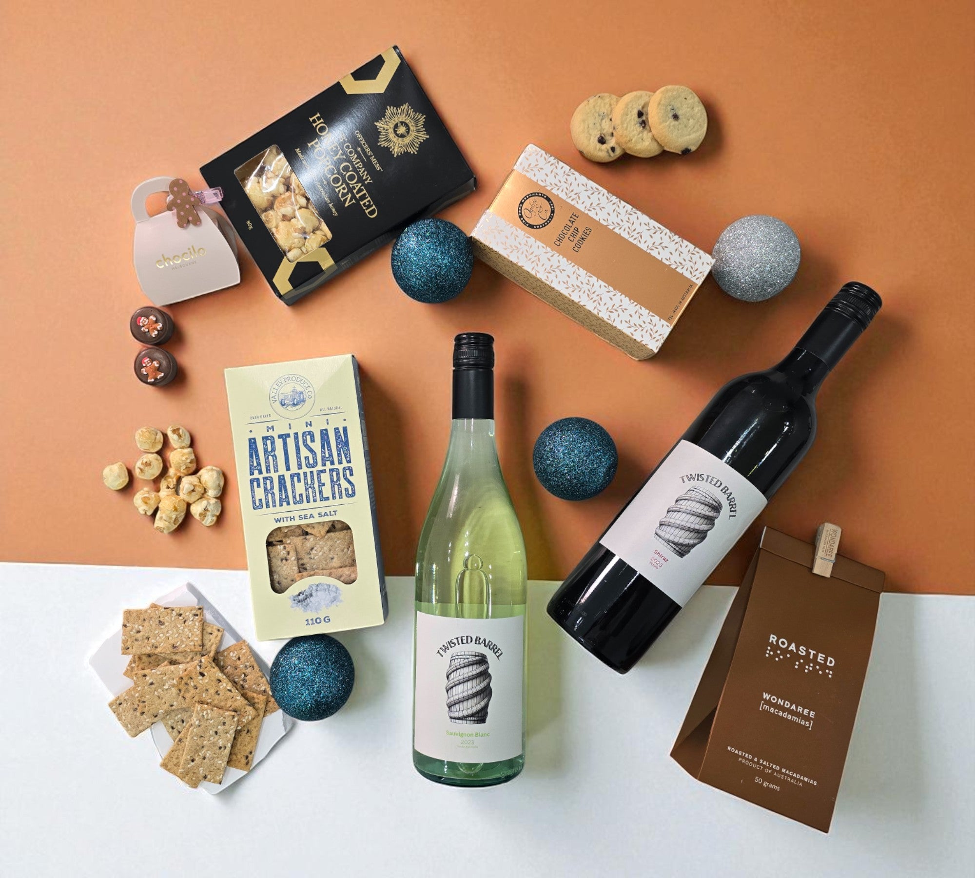 The Christmas Double Wine & Treats Hamper