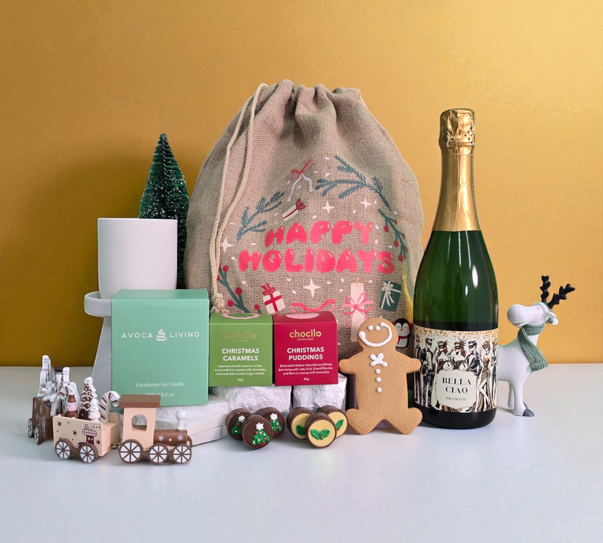The Happy Holidays Sparkle Sack