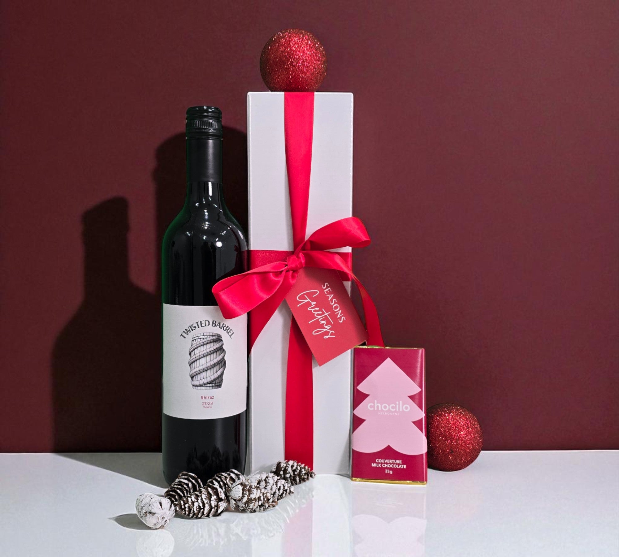 The Merry Shiraz Christmas Wine Hamper