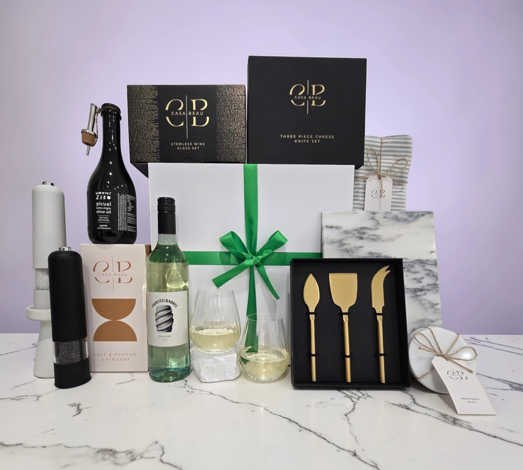The Pinot Grigio Wine Entertainers Gift Box