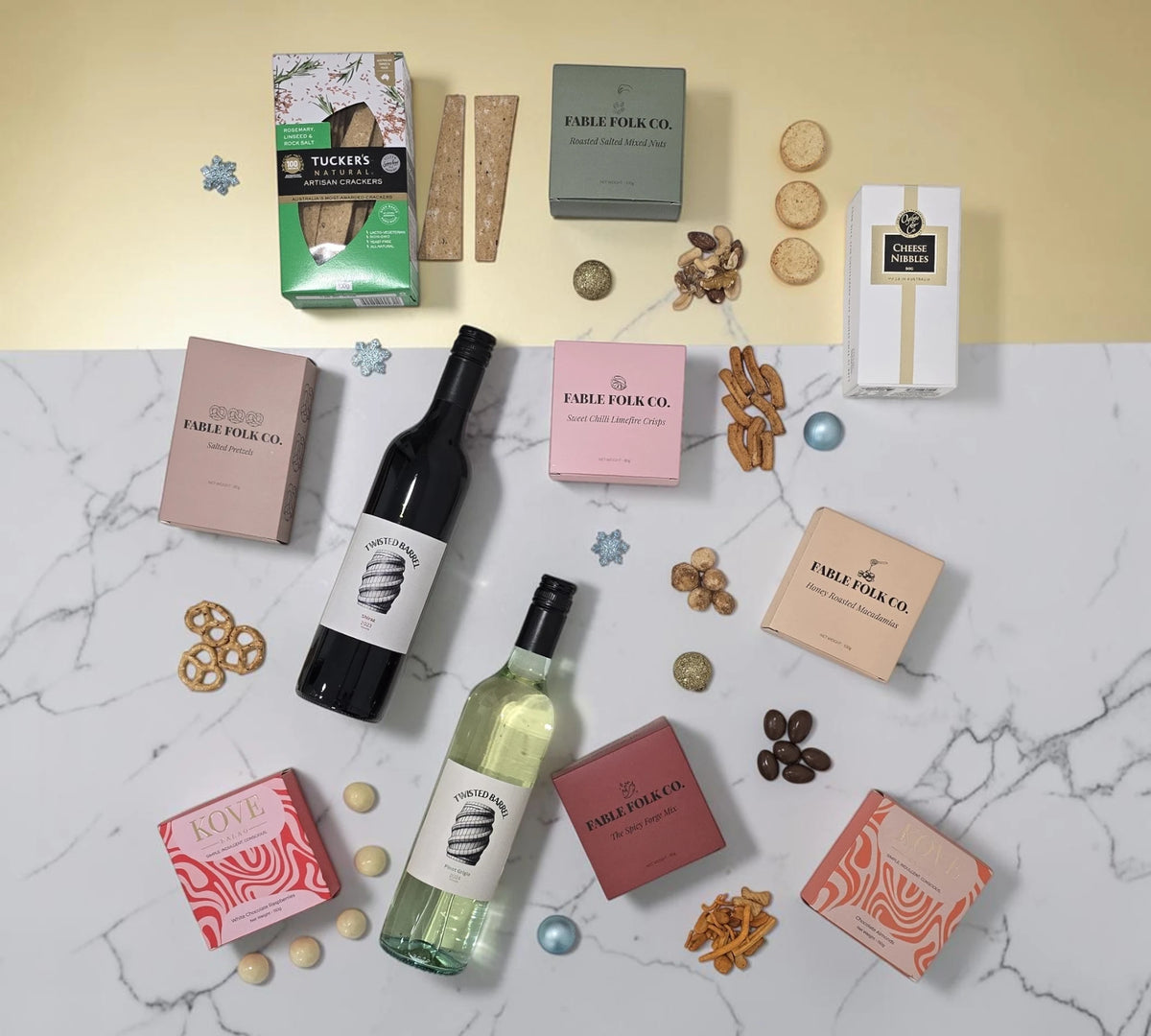 The Christmas Picnic Wine Basket